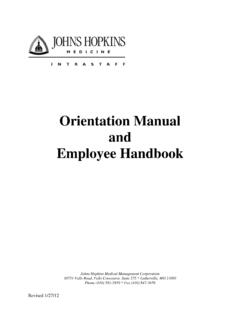 Orientation Manual and Employee Handbook