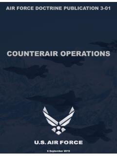 COUNTERAIR OPERATIONS - AF