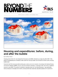 Housing and expenditures: before, during, and after the bubble