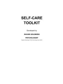 A. SELF-CARE TOOLKIT - The Network for Social Work …
