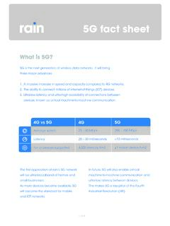5G fact sheet 6 - rain