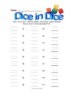 Dice in Dice - Kidscount1234.com