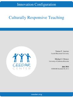 Culturally Responsive Teaching - CEEDAR
