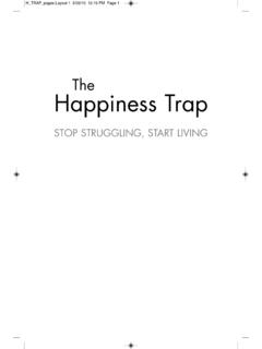 The Happiness Trap