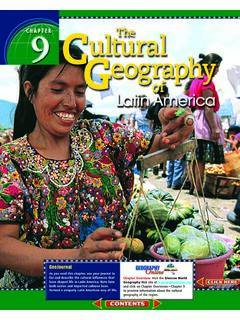 Chapter 9: The Cultural Geography of Latin America
