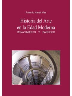 Historia del Arte en la Edad Moderna - Antonio Naval Mas