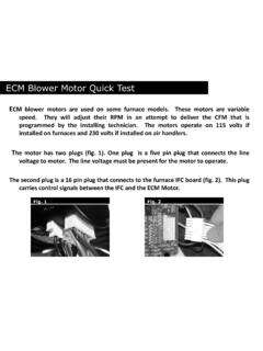 ECM Blower Motor Quick Test - Shearer Supply