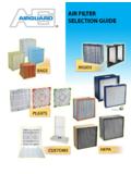 AIR FILTER SELECTION GUIDE - Clarcor Air Filtration ...