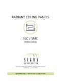 RADIANT CEILING PANELS - Sigma Convector …