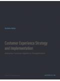 Customer Experience Strategy and Implementation