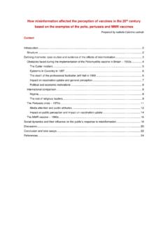 How misinformation affected the perception of vaccines in ...