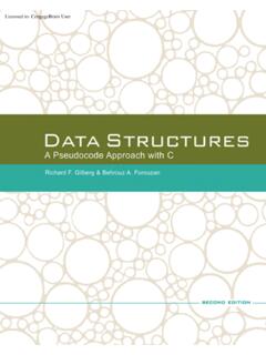 DATA STRUCTURES: A PSEUDOCODE APPROACH WITH C, …