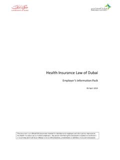 Health Insurance Law of Dubai - ISAHD