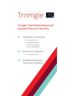 Triangle World Elite Mastercard Included Features &amp; Benefits