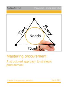 Mastering procurement - A structured approach to strategic ...