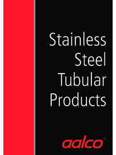 Stainless Steel Tubular Products - Aalco