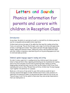 Letters and Sounds - Thorpe Hall School