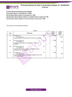 TS Grewal Solutions for Class 11 Accountancy Chapter 13 ...