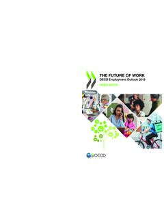 For more information THE FUTURE OF WORK - OECD