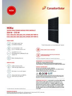 Canadian Solar-Datasheet- HiKu CS3L-MS (1000V &amp; 1500V) EN