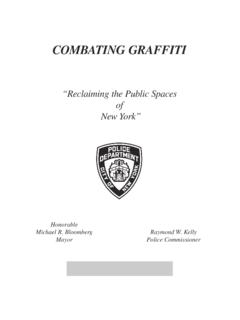 COMBATING GRAFFITI - City of New York