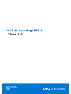 Dell EMC PowerEdge R6515 Technical Guide