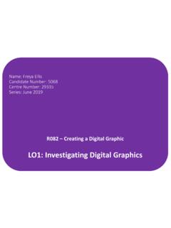 LO1: Investigating Digital Graphics - Charlton School