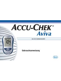Accu-Chek Aviva Gebrauchsanweisung [PDF-Datei]
