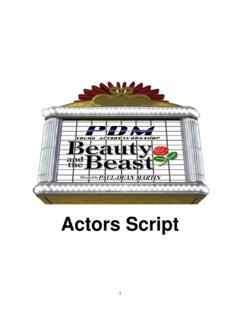 Actors Script - Webs