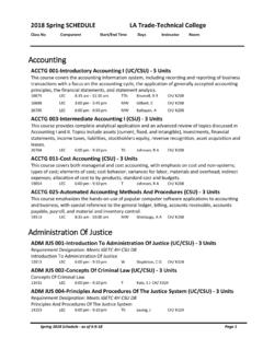 Accounting - LATTC