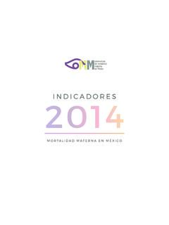 INDICADORES 2014 - omm.org.mx