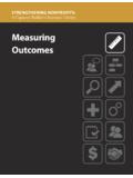 Measuring Outcomes - Strengthening Nonprofits: