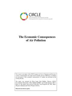 The Economic Consequences of Air Pollution - GTAP