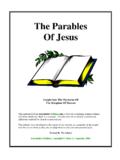 The Parables Of Jesus - Executable Outlines