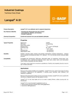 Laropal A 81 - BASF