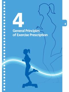 4 General Principles of Exercise Prescription