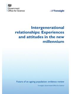 Intergenerational relationships: Experiences and attitudes ...