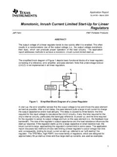 Monotonic, Inrush Current Limited Start-Up for …