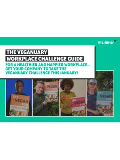 THE VEGANUARY WORKPLACE CHALLENGE GUIDE