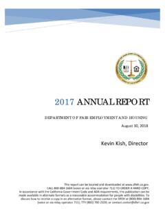DFEH 2017 Annual Report