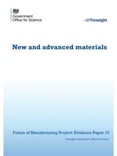 New and advanced materials - GOV.UK