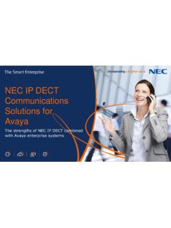 NEC IP DECT Communications Solutions for - nimans.net