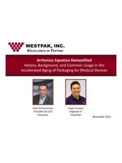 Arrhenius Equation Demystified - Westpak, Inc