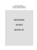 GENERAL AUDIT MANUAL - Multistate Tax Commission