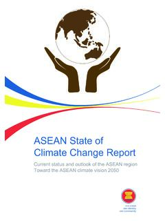 ASEAN State of Climate Change Report