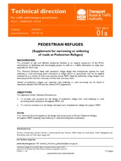 Pedestrian Refuges - Roads and Waterways