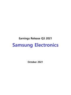 Earnings Release Q3 2021 - images.samsung.com