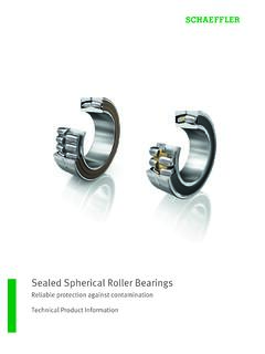 Sealed Spherical Roller Bearings - Schaeffler Group