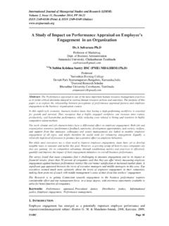 A Study of Impact on Performance Appraisal on Employee’s ...