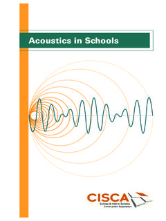 Acoustics in Schools CISCA